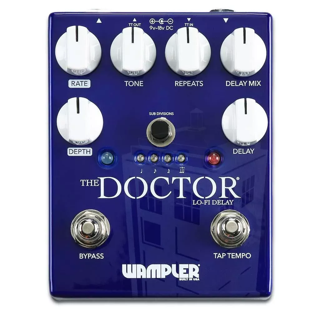 Wampler The Doctor Lo-fi Ambient Delay Pedal