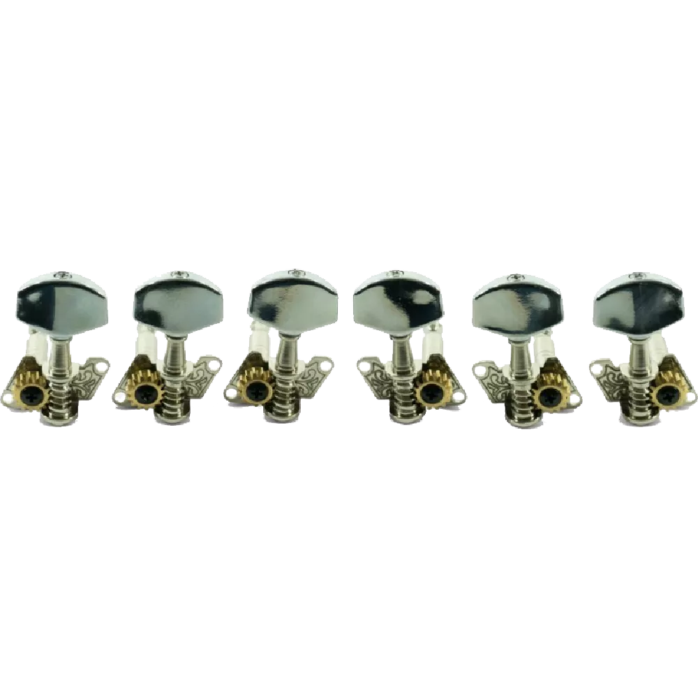 WD 3 Per Side Open Back Tuning Machines