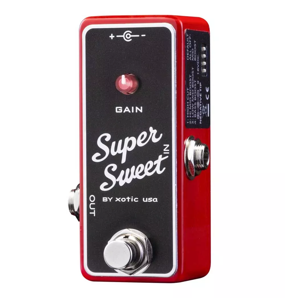 xotic-effects-super-sweet-boost-pedal Xotic Effects Super Sweet Boost Pedal