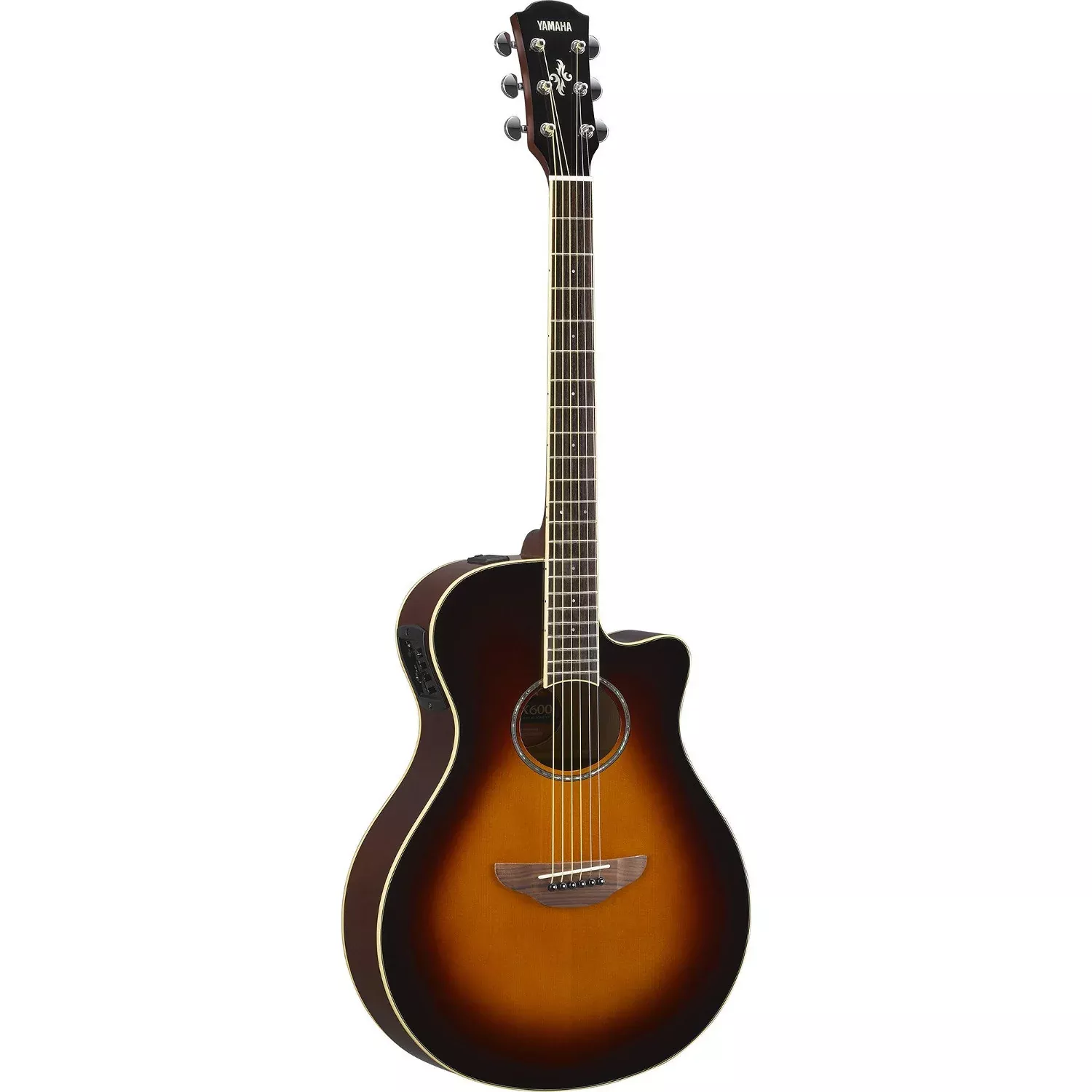 Yamaha APX600OVS Thinline Acoustic-Electric Guitar (Old Violin Sunburst)