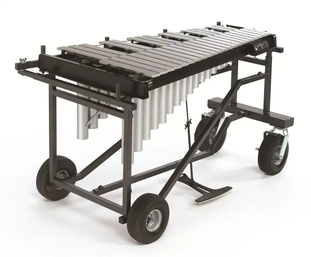 Yamaha Intermediate YVT-2700C 3.0 Oct SIlver Bar Vibraphone w/Tough Terrain Frame