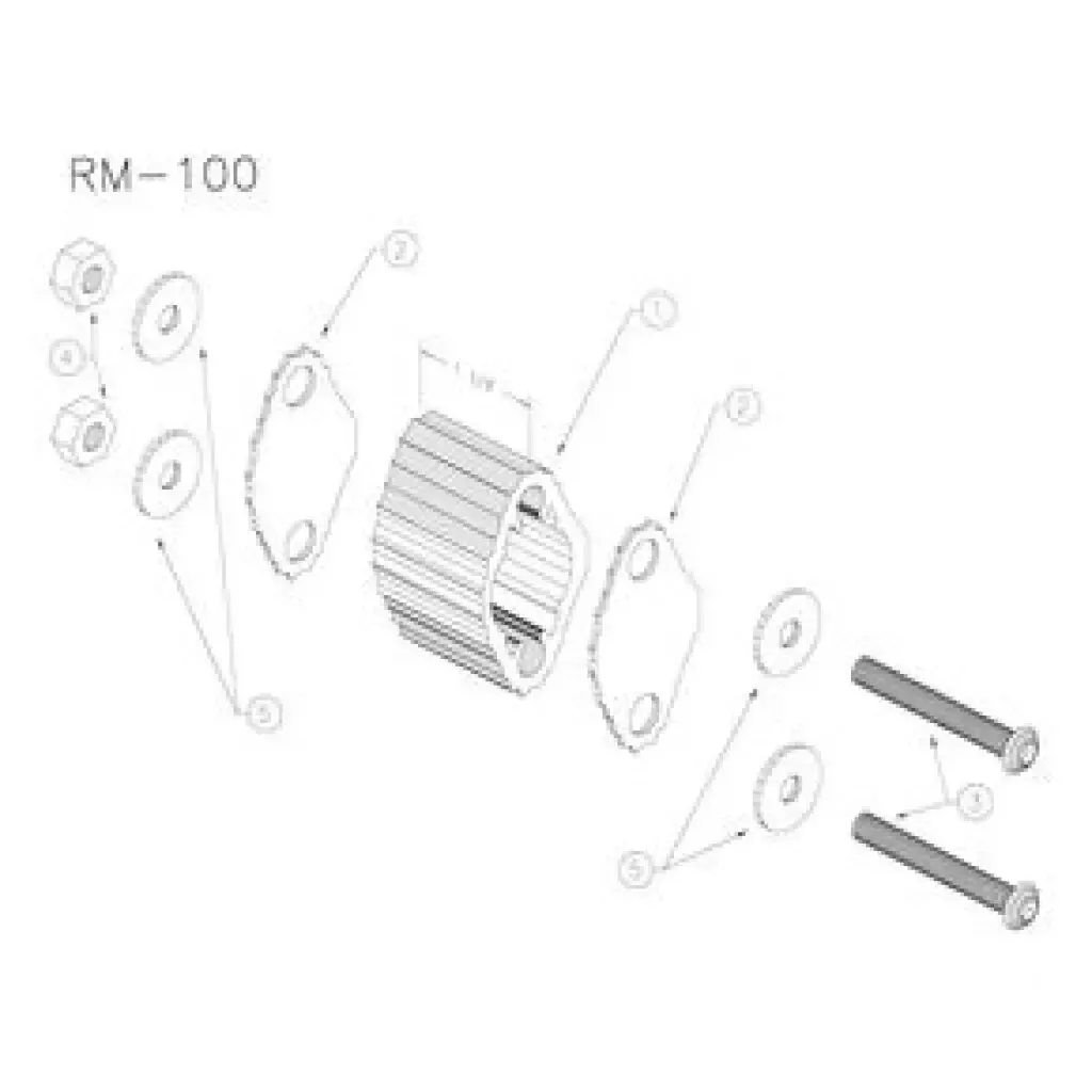 yamaha-rm-100-randall-may-tom-spacers Yamaha RM-100 Randall-May Tom Spacers