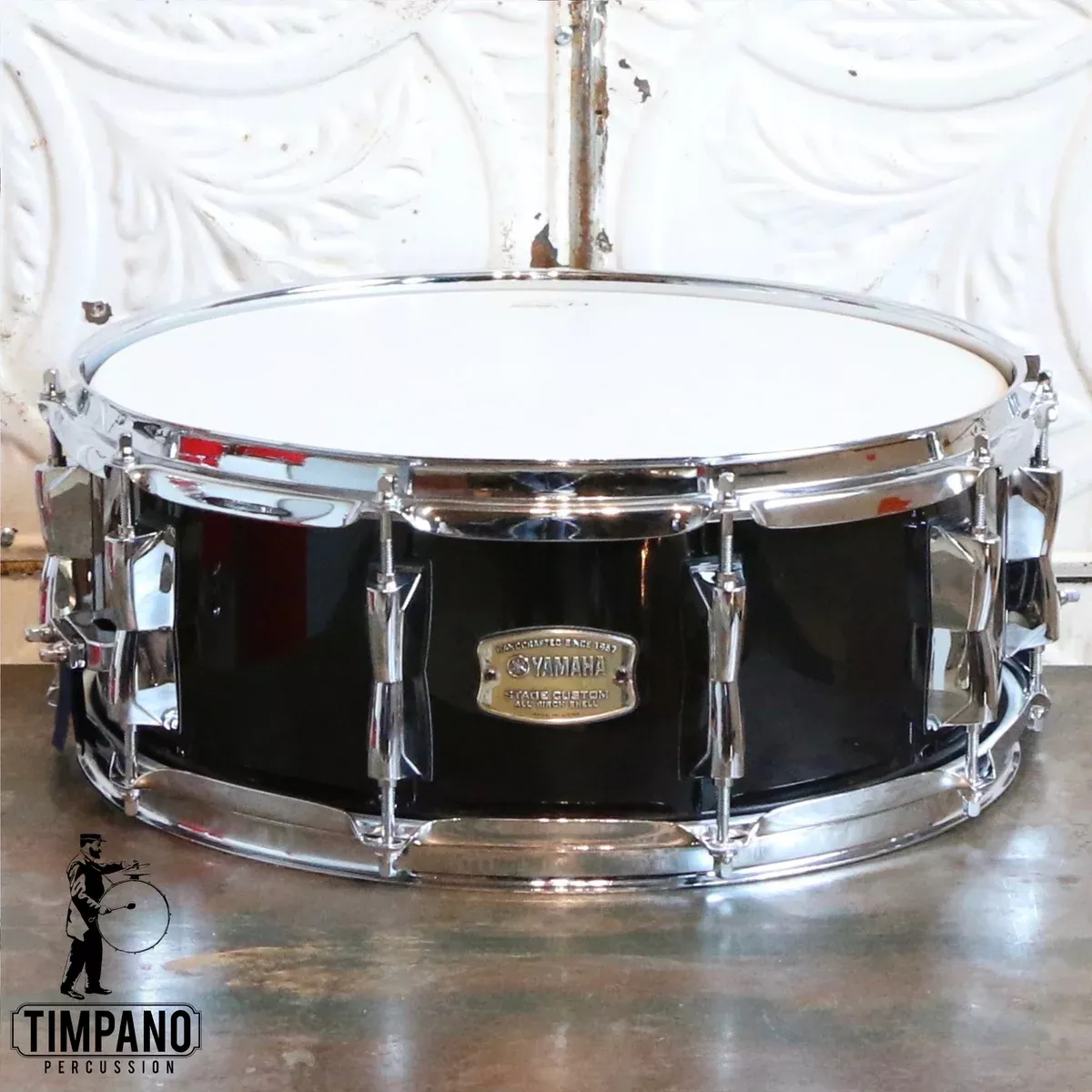 Yamaha Stage Custom Snare Drum 14X5.5in Real Black