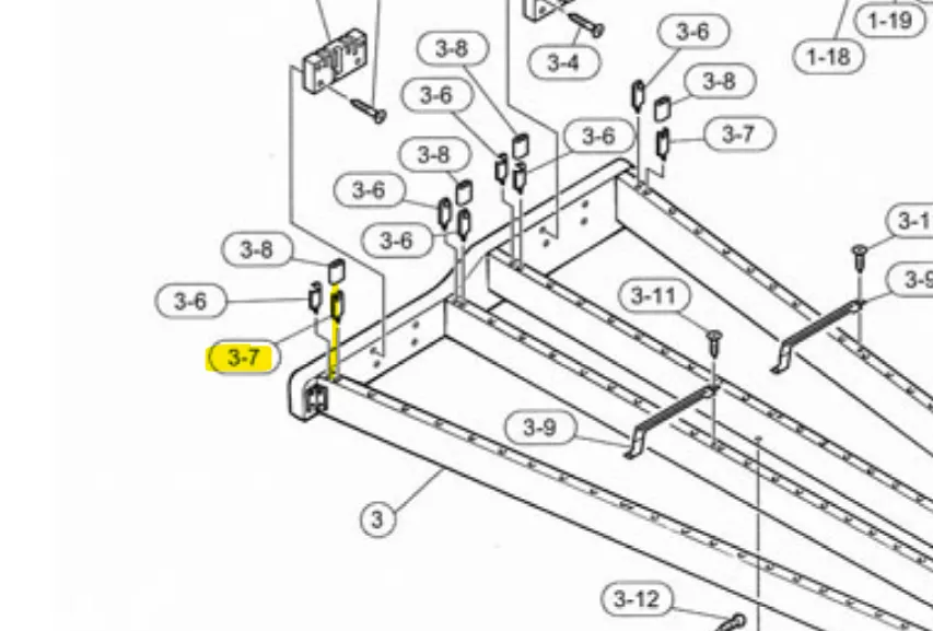 yamaha-suspension-post-h-45-yx-500r Yamaha Suspension Post H-45 for YX-500R