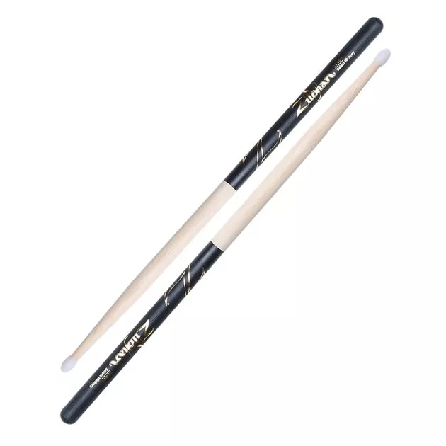 ZILDJIAN BLACK DIP 5B NYLON TIP DRUMSTICKS