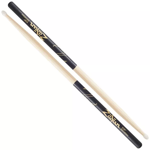 ZILDJIAN BLACK DIP 7A NYLON TIP DRUMSTICKS