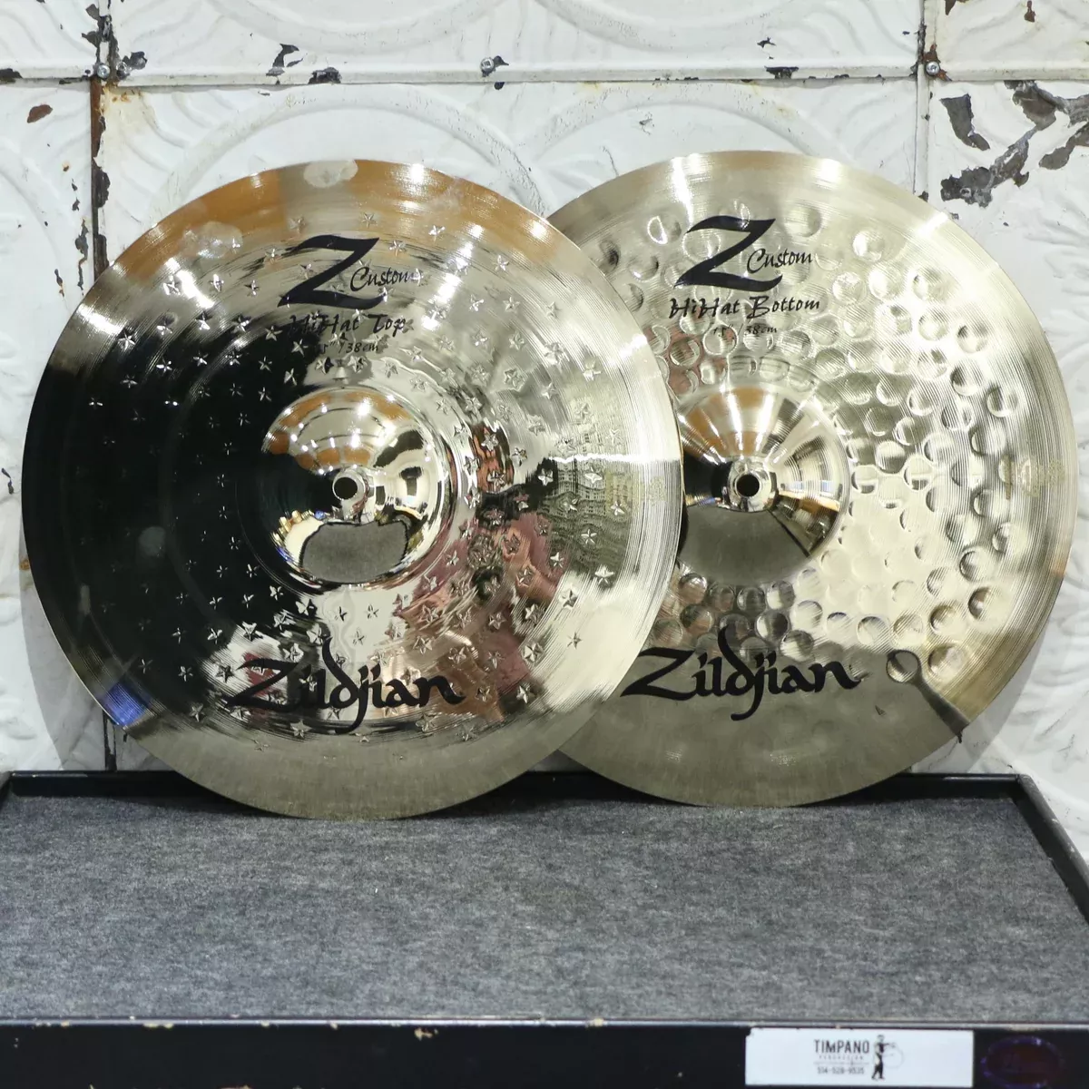 zildjian-z-custom-hi-hat-cymbals-15in Zildjian Z Custom Hi-Hat Cymbals 15in