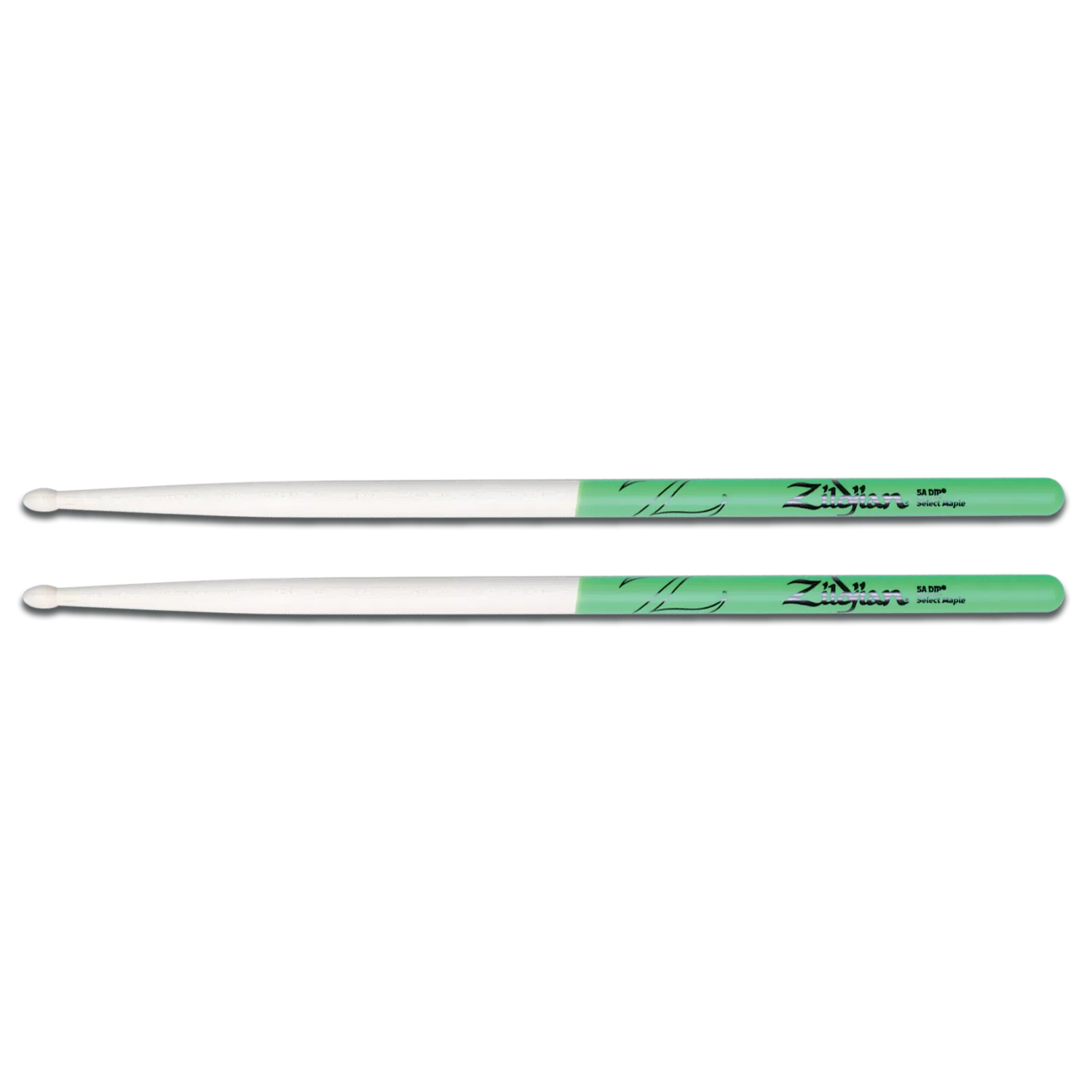 zildjian-z5amdg-5a-maple-green-dip-drumsticks ZILDJIAN Z5AMDG 5A MAPLE GREEN DIP DRUMSTICKS