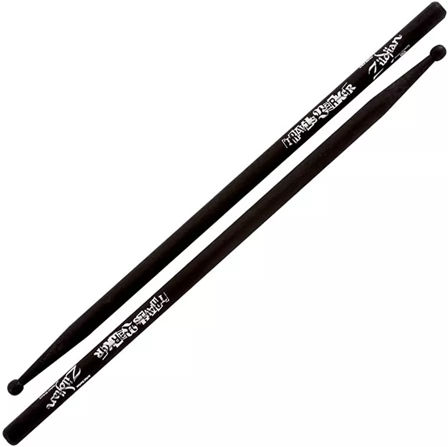 zildjian-zastblk-travis-barker-black-artist-series-drumsticks ZILDJIAN ZASTBLK TRAVIS BARKER BLACK ARTIST SERIES DRUMSTICKS