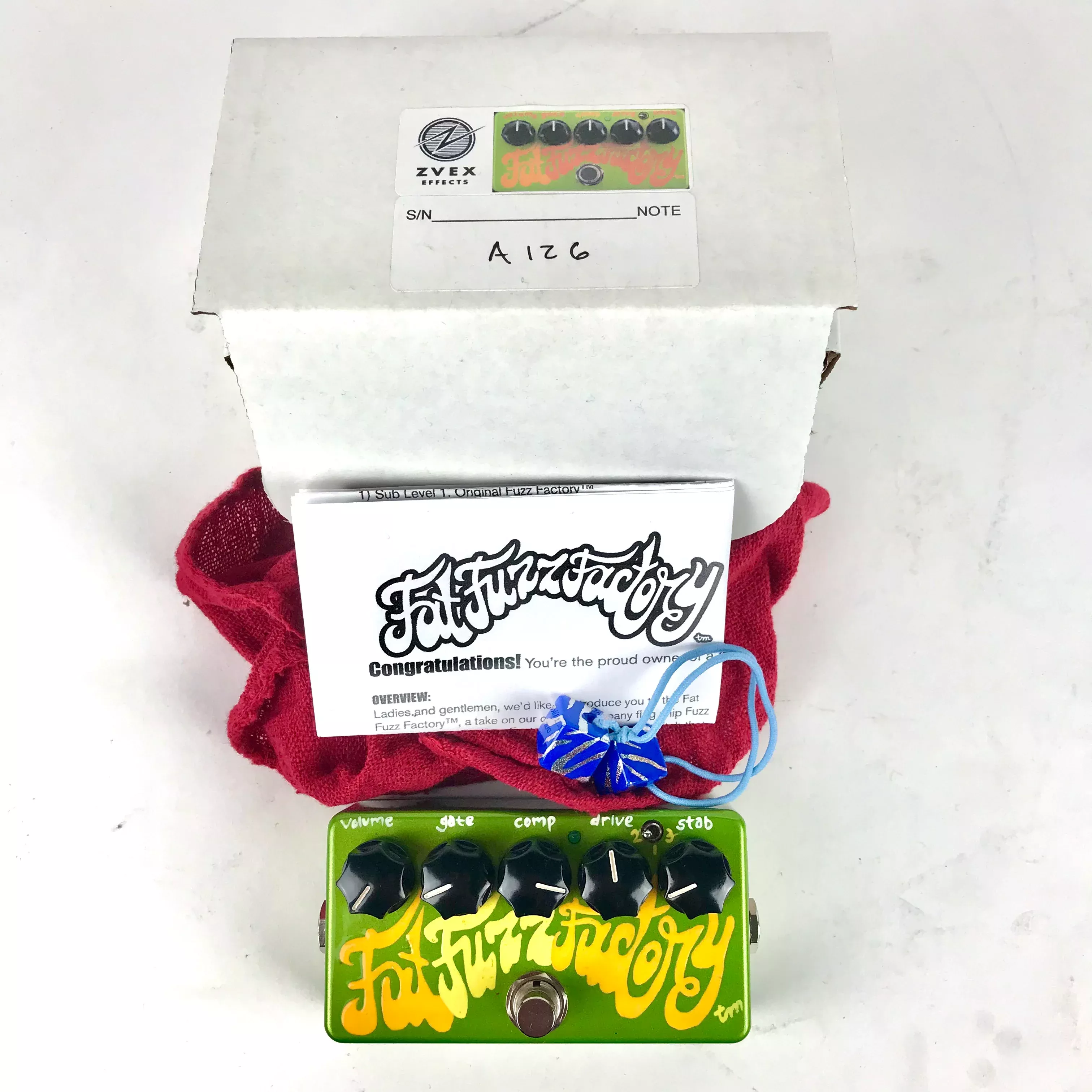 ZVEX Fat Fuzz Factory, hand-painted, 2013 brand new, old stock!
